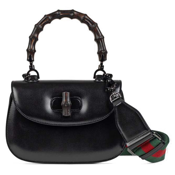 GUCCI BAMBOO 1947 SMALL TOP HANDLE BAG 675797  (21*15*7cm)